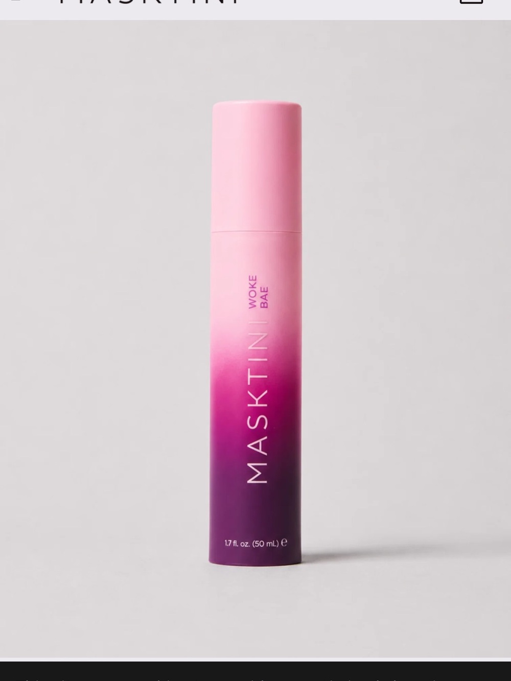Masktini Woke Bae whenever moisture spritz Hydrating Moisturizer- 1.7 fl oz